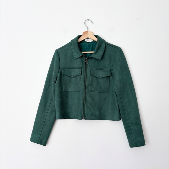 Lovers + friends Nanette faux suede crop jacket - Picture 5 of 9